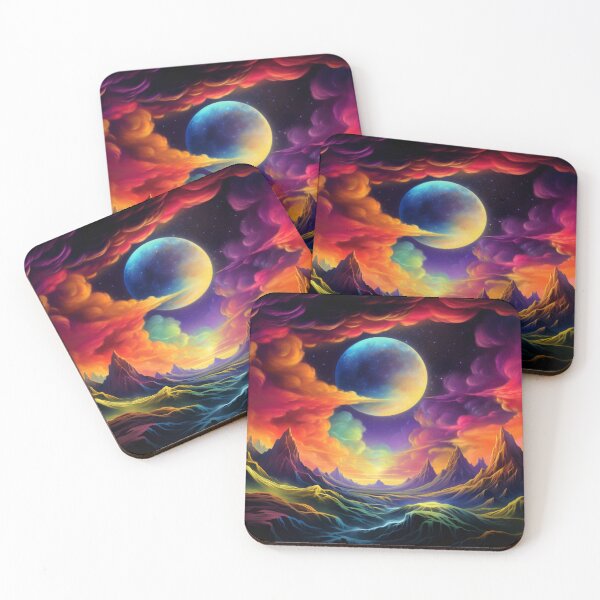 Item preview, Fantasy Landscape Art - Surreal Psychedelic Dreamscape designed and sold by Fantasy Masterpiece.