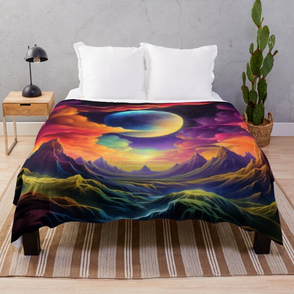 Item preview, Fantasy Landscape Art - Surreal Psychedelic Dreamscape designed and sold by Fantasy Masterpiece.