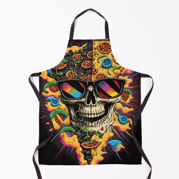 Item preview, “Pizza Skull Style” designed and sold by Art-Vortex-fr.