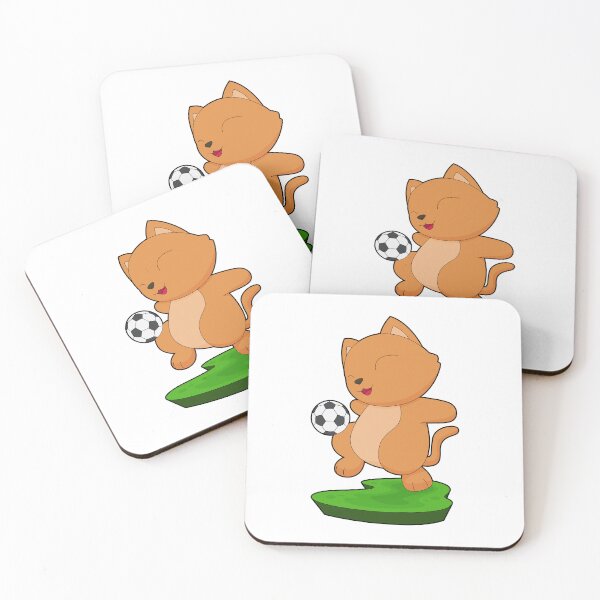Item preview, Cat Soccer player Soccer designed and sold by Snabdesign84.