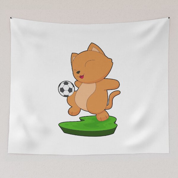 Item preview, Cat Soccer player Soccer designed and sold by Snabdesign84.