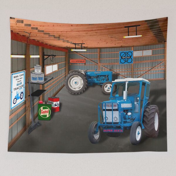 Item preview, Blue tractor designed and sold by Millysuewood.