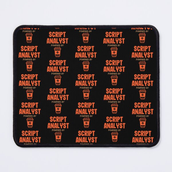 Item preview, Script Analyst Powered by Coffee designed and sold by NermilioDesigns.