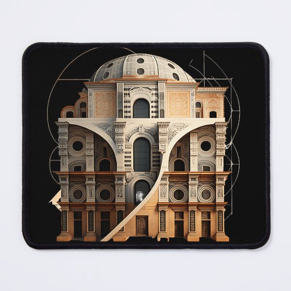 Item preview, Golden Ratio Influence: Architectural Splendor Inspired by Fibonacc designed and sold by iQuorra.