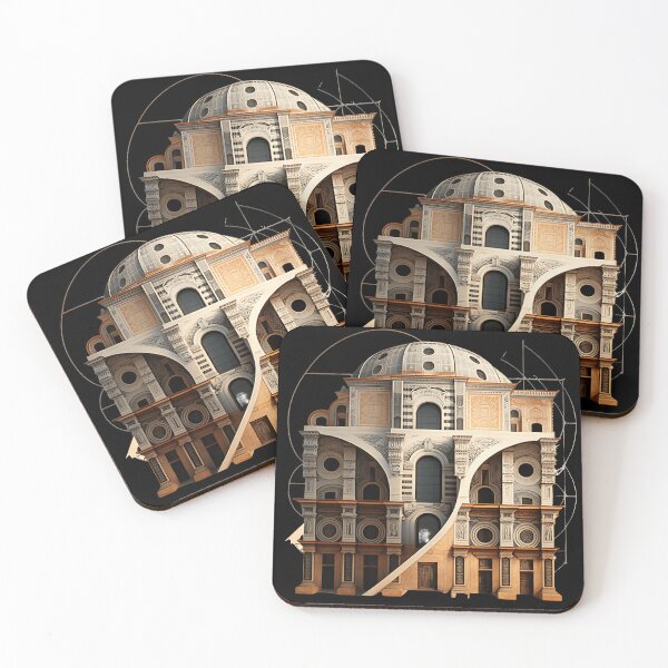 Item preview, Golden Ratio Influence: Architectural Splendor Inspired by Fibonacc designed and sold by iQuorra.