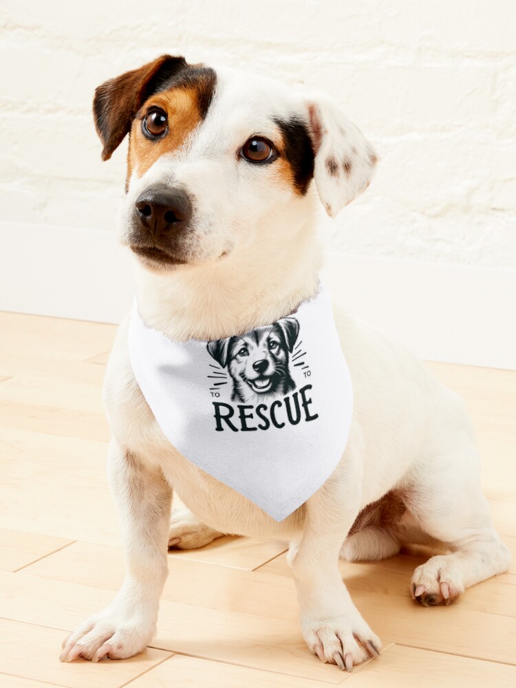 Rescue sales dog bandana