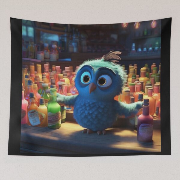 Item preview, Owl Bartender "Oberon" designed and sold by Highlandkings.