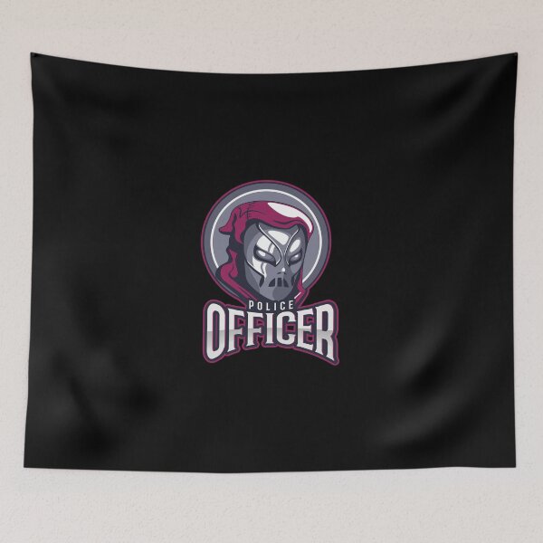 Item preview, Police Officer Design with Evil Looking Character designed and sold by PRIVARSHU.