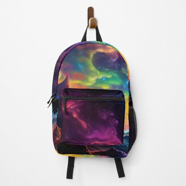 Item preview, Fantasy Landscape Art - Twin Stars Psychedelic Cosmos designed and sold by Fantasy Masterpiece.