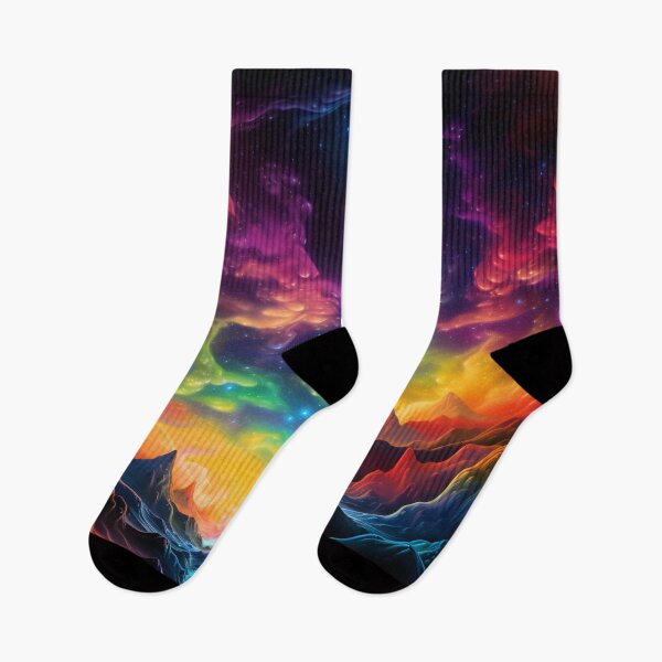 Item preview, Fantasy Landscape Art - Twin Stars Psychedelic Cosmos designed and sold by Fantasy Masterpiece.