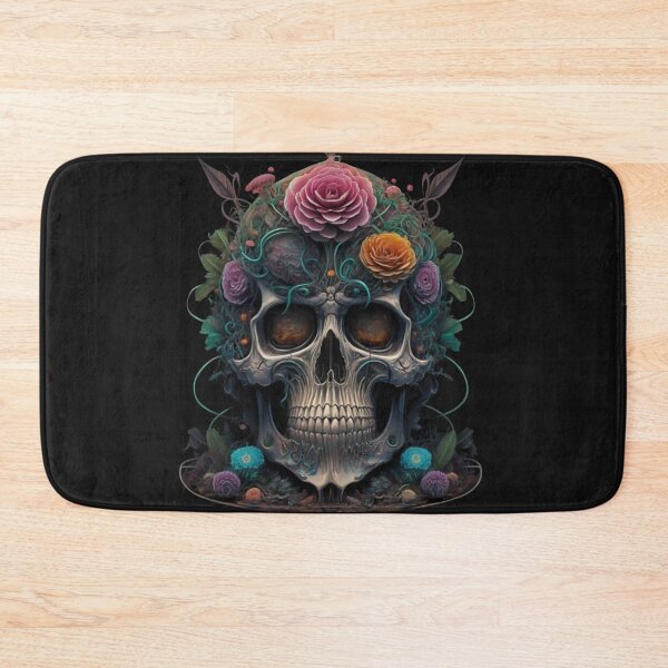 Item preview, Skull full of beautiful flowers designed and sold by SaNNty.