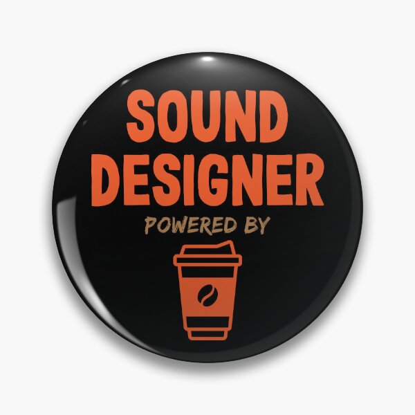 Item preview, Sound Designer Powered by Coffee designed and sold by NermilioDesigns.
