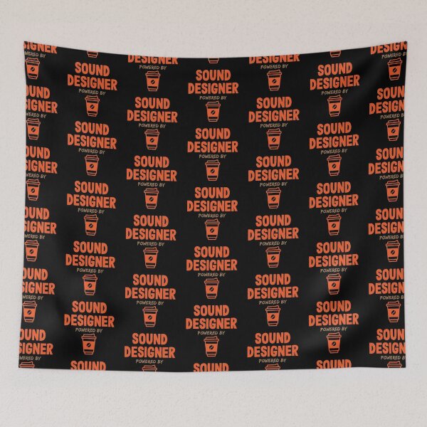 Item preview, Sound Designer Powered by Coffee designed and sold by NermilioDesigns.