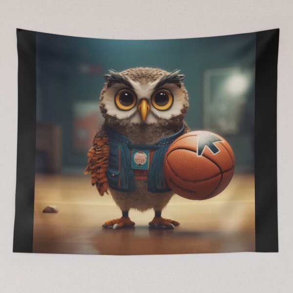 Item preview, Owl Basketballer designed and sold by Highlandkings.