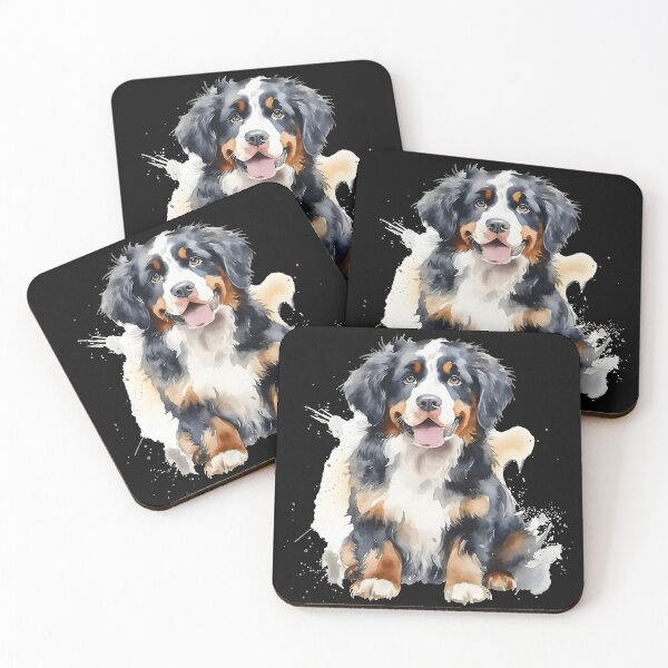 Item preview, Watercolor Bernese Mountain Dog Puppy designed and sold by Amazing-Kortez.