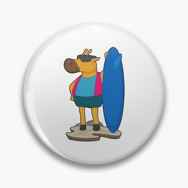 Item preview, Giraffe Surfer Surfboard designed and sold by Snabdesign84.