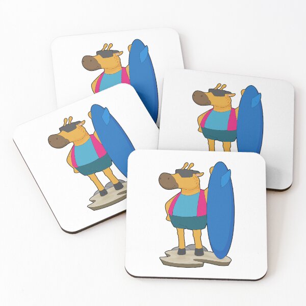 Item preview, Giraffe Surfer Surfboard designed and sold by Snabdesign84.
