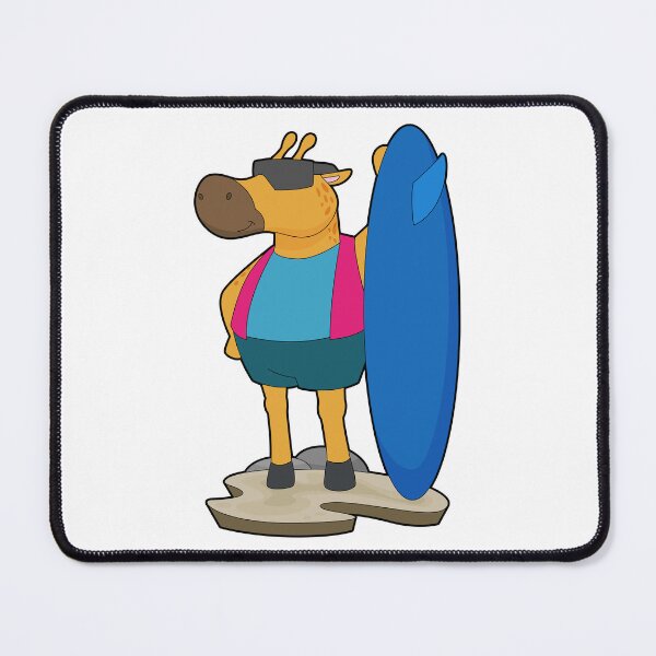 Item preview, Giraffe Surfer Surfboard designed and sold by Snabdesign84.