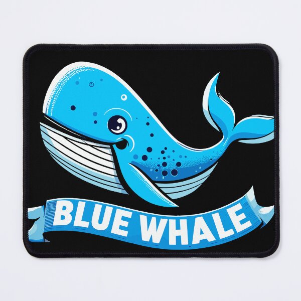 Item preview, Dark Shadows Blue Whale designed and sold by bihtti.