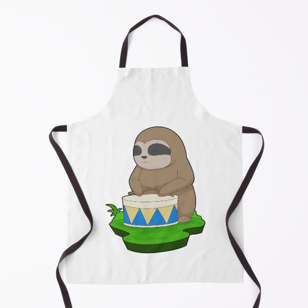 Item preview, Sloth Musician Drum Music designed and sold by Snabdesign84.