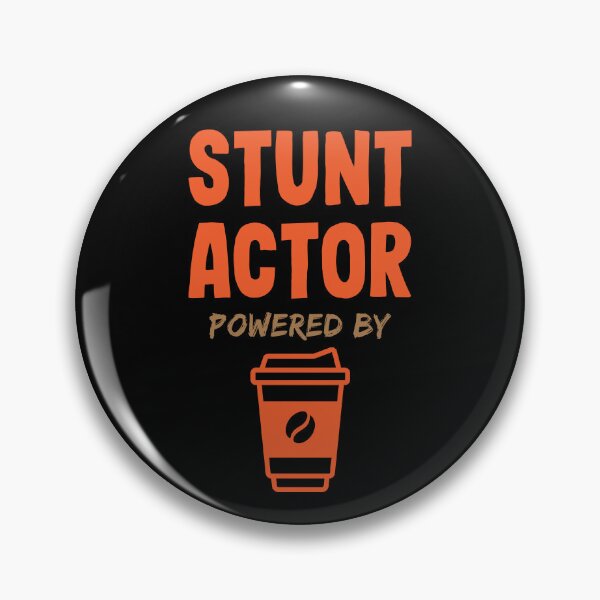 Item preview, Stunt Actor Powered by Coffee designed and sold by NermilioDesigns.