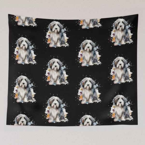 Item preview, Watercolor Bearded Collie Puppy designed and sold by Amazing-Kortez.