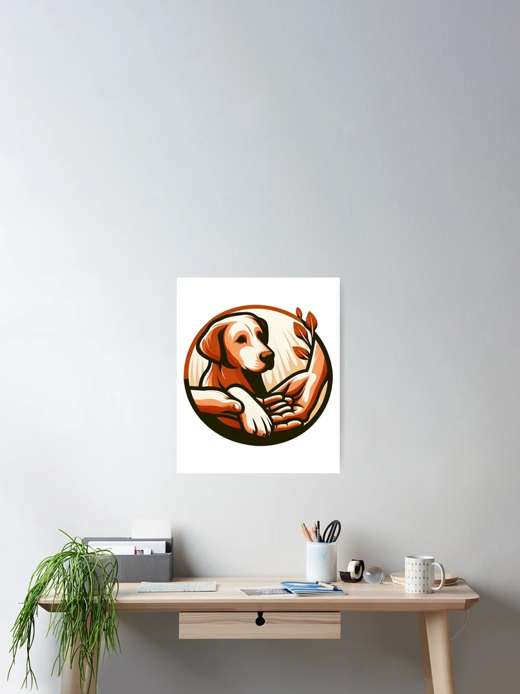 Thumbnail 2 of 3, Poster, Adorable Rescue Dogs Unity designed and sold by creativechaster.