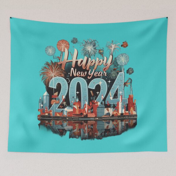 Item preview, Cheers to a Fresh New Year - Holiday Party Art designed and sold by Emaga Digital Studio.
