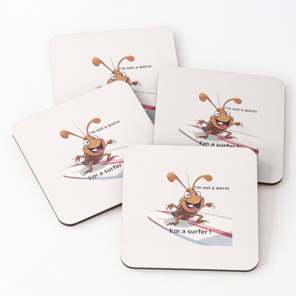 Item preview, gusano, surf, windsurf, cucaracha, agua, olas designed and sold by LYDIA0304.