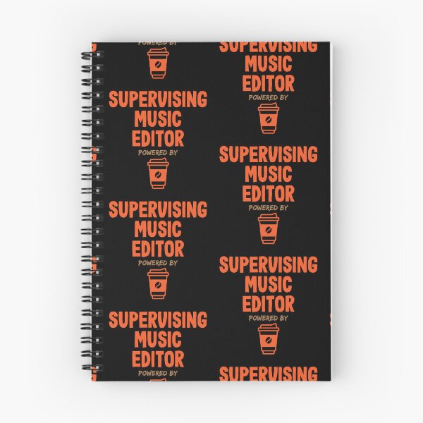 Item preview, Supervising Music Editor Powered by Coffee designed and sold by NermilioDesigns.