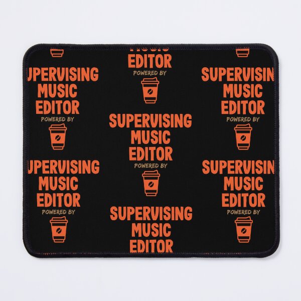 Item preview, Supervising Music Editor Powered by Coffee designed and sold by NermilioDesigns.
