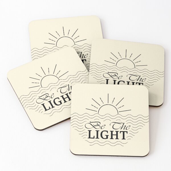 Item preview, Be the light-bible verse Matthew 5 14 & 16-christian art-black design designed and sold by ZechJohnRB.