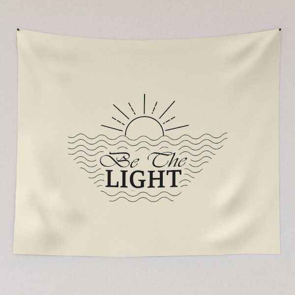 Item preview, Be the light-bible verse Matthew 5 14 & 16-christian art-black design designed and sold by ZechJohnRB.