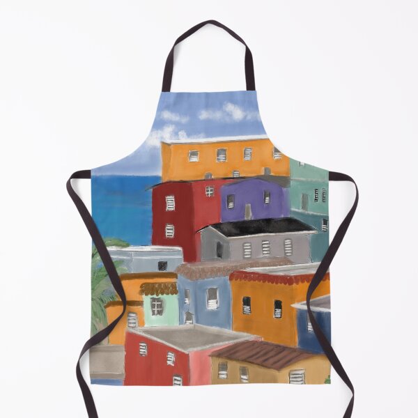 Item preview, Colorida comunidad costera de La Perla en el Viejo San Juan Puerto Rico designed and sold by Jane Domenech.