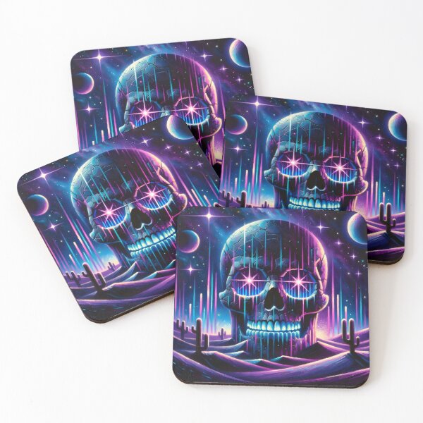 Item preview, Synthwave Skull designed and sold by Truck Stop One.