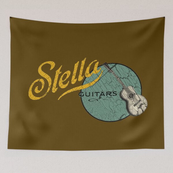 Item preview, Stella Guitar Logo Distressed designed and sold by inb4.