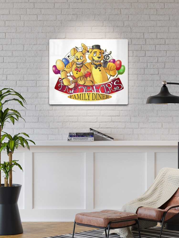  FNAF Fredbear's Family Diner Pizza Metal Sign Wall Decor -  8x12 Inch Novelty Art Print : Home & Kitchen