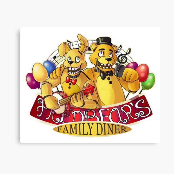 LUMAD FNAF FREDBEAR'S FAMILY DINER Canvas Poster Bedroom Decor Sports  Landscape Office Room Decor Gift Frame Style 20x30cm : : Home &  Kitchen