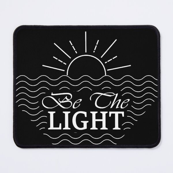 Item preview, Be the light-bible verse Matthew 5 14 & 16-christian art-white design designed and sold by ZechJohnRB.