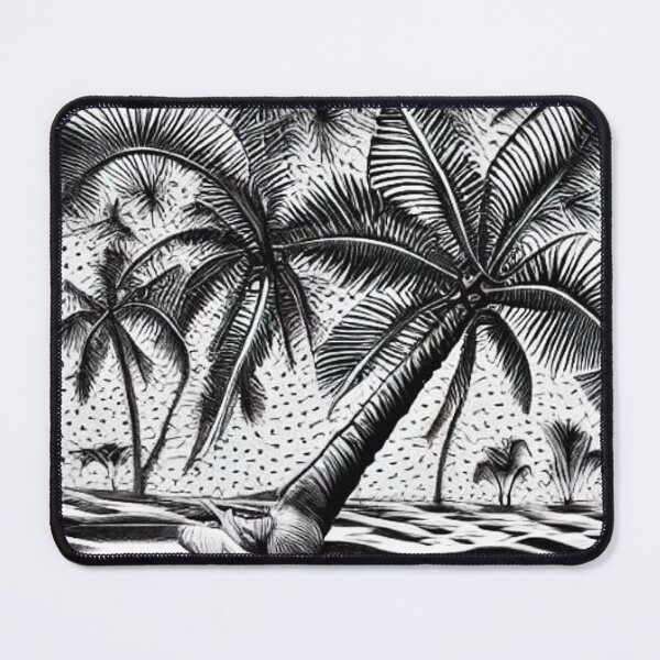 Item preview, Coconut palms in sandstorm designed and sold by George Hutton Hunter.
