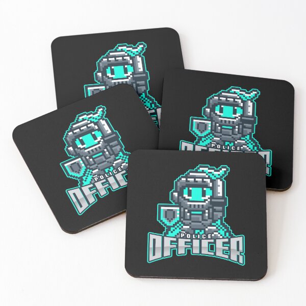 Item preview, Police Officer Design with Pixel Art designed and sold by PRIVARSHU.