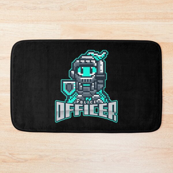 Item preview, Police Officer Design with Pixel Art designed and sold by PRIVARSHU.