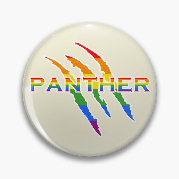 Item preview, Gay Pride Panther Claw designed and sold by print-et-al.