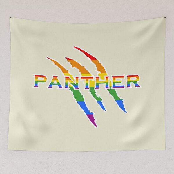 Item preview, Gay Pride Panther Claw designed and sold by print-et-al.