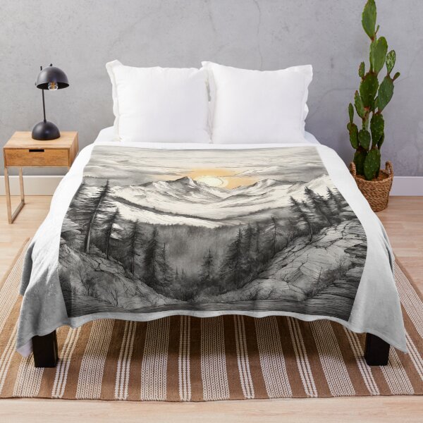 Item preview, mountains, forest, sunset, vacation, designed and sold by LYDIA0304.