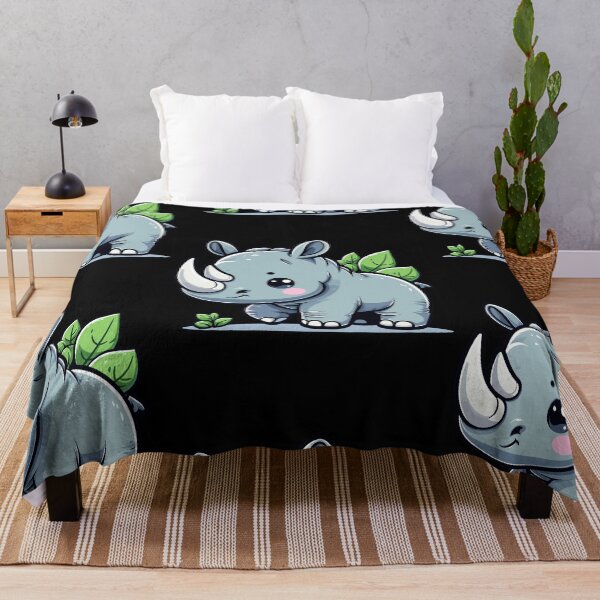 Item preview, Horned Guardian Rhino designed and sold by ArtfulWeave.