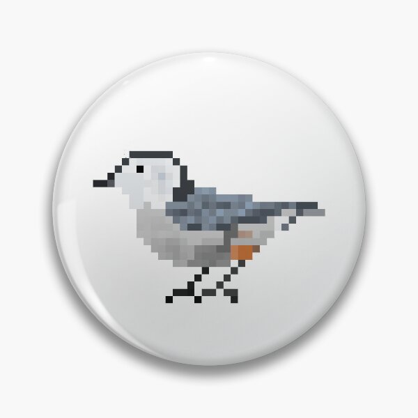 Item preview, White-breasted nuthatch 32 bit designed and sold by filterfoxx.