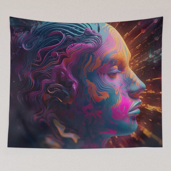 Item preview, Dreamscape Symphony: Abstract Fusion of Slumber and Flowing Realms designed and sold by iQuorra.