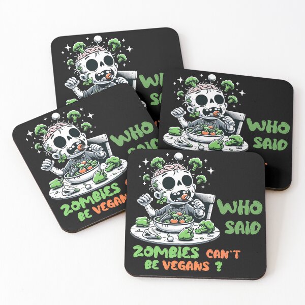 Item preview, Vegan Zombie, Who Said Zombies Can't Be Vegans? designed and sold by shypixels.