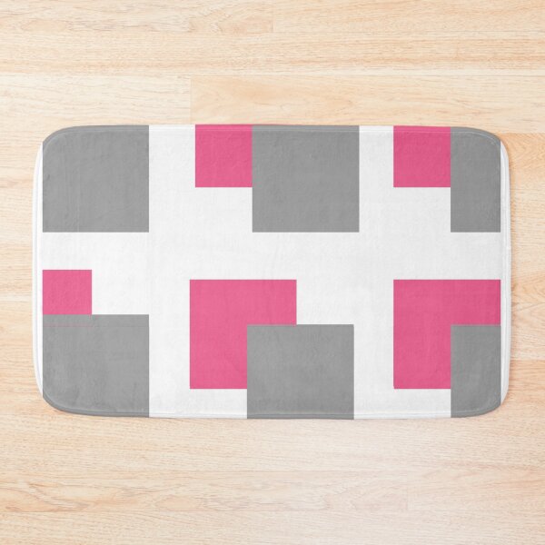 Item preview, Gray And Pink Squares pattern designed and sold by Nesro34.